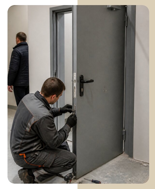 Ремонт противопожарной двери в Североуральске по цене 6696 р. | ДвериЛегко-Сву